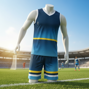 Uniformes Deportivos para Hombre con Logotipo Personalizado Directo de Fábrica, Secado Rápido, Antibacterianos, 100% Poliéster, Sin Mangas, Opción de Venta al Por Mayor - Product Image 3