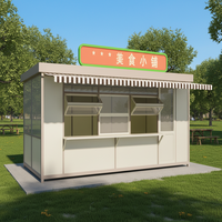 Kiosque en acier au design contemporain et minimaliste pour villas et maisons conteneurs – Écologique et facile à installer