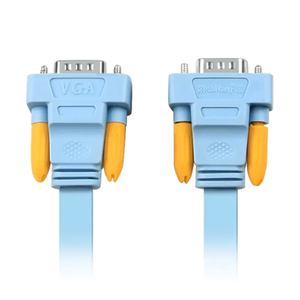 <span class=keywords><strong>Cable</strong></span> de conexión plana HD de 15 pines Ordenador conectado al <span class=keywords><strong>cable</strong></span> de extensión <span class=keywords><strong>VGA</strong></span> de TV <span class=keywords><strong>Cable</strong></span> de video macho a macho - Product Image 5