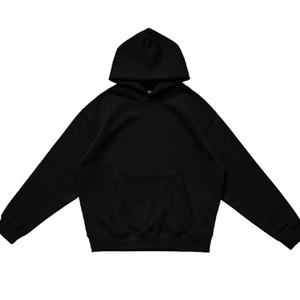 Sweat-shirt à capuche épais en polaire couleur unie, couche d'air chaud robuste - Product Image 2