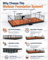 Mobil Yükseltilmiş Padel Kortu Modüler Çelik Platform Beton Temel Yok Ayarlanabilir Yükseklik Hızlı Kurulum Tatil Köyü