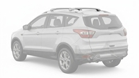 Barres transversales de toit de luxe Sunsing en alliage d'aluminium noir/argent, installation facile, compatibles avec Ford Escape Kuga, livraison directe usine
