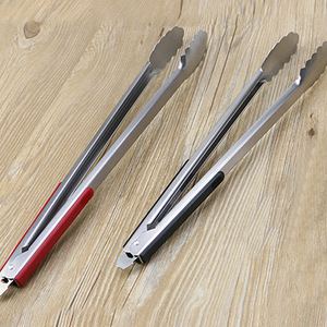 Suministro transfronterizo: Pinzas para barbacoa de acero inoxidable, pinzas para pan, pinzas para alimentos, utensilios de cocina - Product Image 1