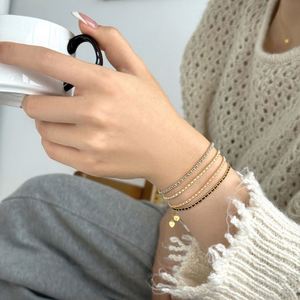 Dylam Unique Fine Jewelry 18K Gold Plated S925 Silver Woven Rope Women <b>Bangles</b> & <b>Bracelets</b> for Daily Dress-up - Product Image 2