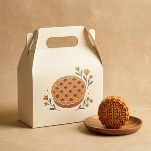 Caja <span class=keywords><strong>para</strong></span> Postres con Ventana y Logotipo Personalizado, Caja de Cartón <span class=keywords><strong>para</strong></span> Pastelería, <span class=keywords><strong>para</strong></span> Empacar Pasteles, Galletas y <span class=keywords><strong>Repostería</strong></span>, Caja de Papel Ecológica - Product Image 2