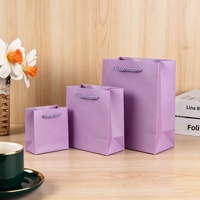 Sac fourre-tout rectangulaire uni pour bijoux avec poignée en corde, emballage personnalisé exquis pour accessoires, sac cadeau de qualité supérieure