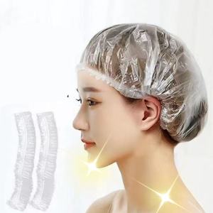 Gorro <span class=keywords><strong>de</strong></span> natación impermeable para el pelo largo, gorro <span class=keywords><strong>de</strong></span> ducha deportivo <span class=keywords><strong>desechable</strong></span> para piscina para limpieza, hecho <span class=keywords><strong>de</strong></span> plástico - Product Image 4