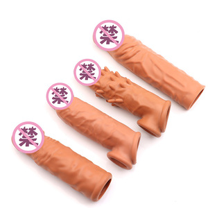 Extended Sleeve <b>TPE</b> Material For Men With Textured Surface And Length Enhancement - Product Image 2