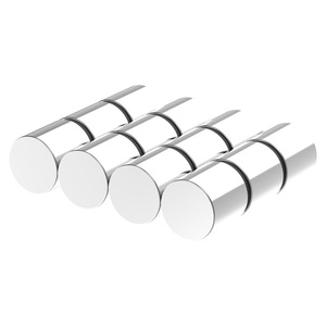 Maßgefertigte Dropshipping Zylinder 12x12 Neodym N52 N35 Seltene Erden Magnete Glatte Nickel-beschichtete Runde Magnete - Product Image 2