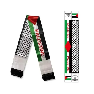 定制其他围巾冬季男女针织巴勒斯坦女士国旗巴勒斯坦披肩围巾出售