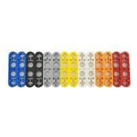 Connecteur de poutre mécanique multi-trous en ABS de qualité supérieure, pièces de rechange pour blocs de construction MOC multicolores, référence 32449, vente chaude