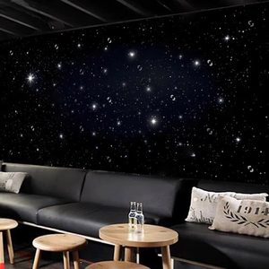 Papier peint mural en tissu sans couture au design industriel personnalisé ciel étoilé pour la décoration <span class=keywords><strong>de</strong></span> bars, <span class=keywords><strong>de</strong></span> cinémas et <span class=keywords><strong>de</strong></span> maisons - Product Image 3