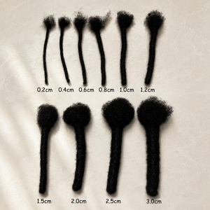 Jumbo <strong>Locks</strong> Big Size Dreadlock Extensions for Man and Women Wicks Dreadlocks Human Hair - Product Image 3
