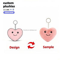 Schattig oranje pluizig fruit sleutelhanger pluche sleutelhanger Kawaii tas hanger decoratie cartoon citrus gevuld charme cadeau voor kinderen