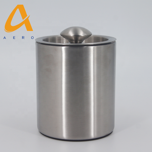 ถังน้ำแข็งสแตนเลสสีดำพร้อมฝาปิดและที่จับ Custom <span class=keywords><strong>1L</strong></span> 2L 3L โลหะถังเบียร์ไวน์ขนาดเล็ก - Product Image 4