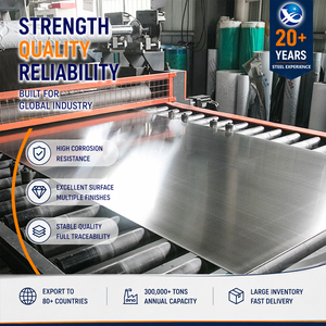Mill Source ASTM Standard Punching 301 304 2D Finish Cold Rolled 8.0mm Laser Cutting Stainless Steel Sheet - Product Image 1