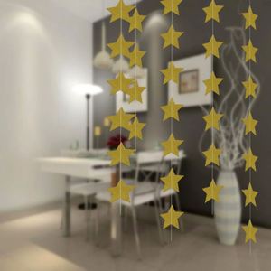 OEM Multicolor <b>Glitter</b> Star Paper Garland Party Decorations for Birthday, Christmas, New Year Events - Product Image 5