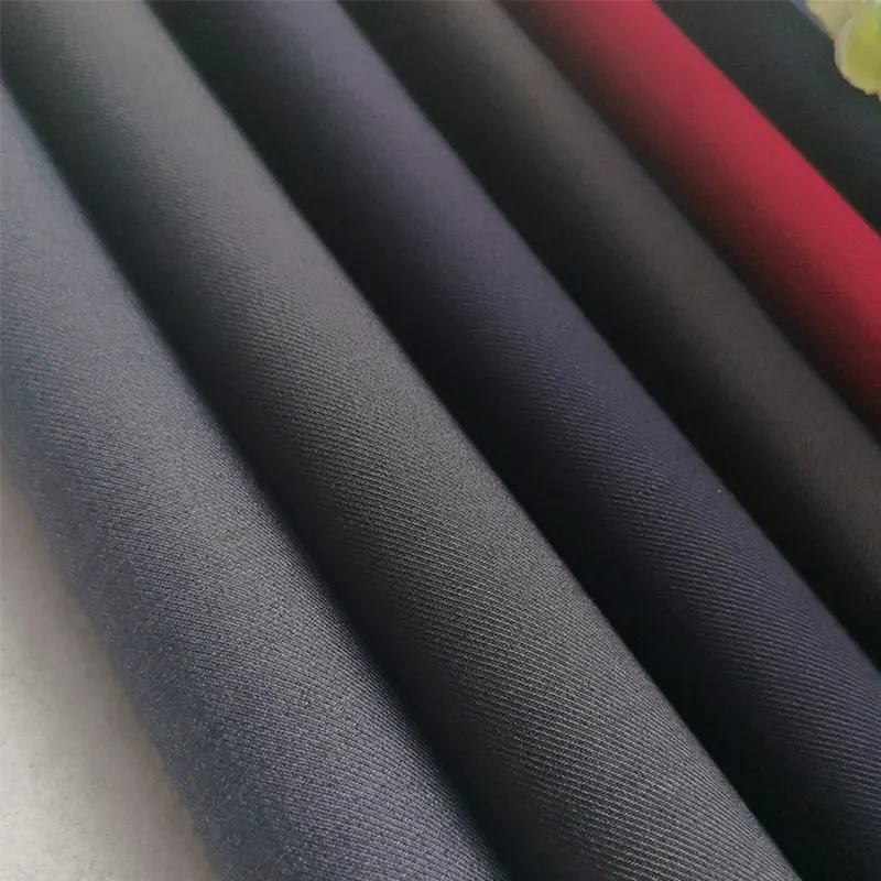 4115-2 polyester viscose spandex fabric T/R stretch twill weave fabric for men formal office uniforms