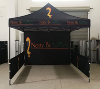 Tente de plage pliable en aluminium personnalisée pour l'extérieur, promotion publicitaire, tentes pour salons professionnels avec auvent en Oxford 600D