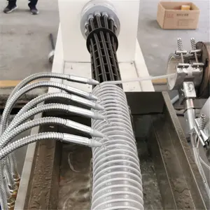 Máquina de fazer mangueira macia de sucção de PVC/extrusoras de plástico linha de produção de extrusão de mangueira macia de sucção da indústria de PVC