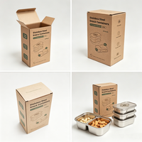 Boîte d'emballage en acier inoxydable / Boîte en papier personnalisée imprimée pour ustensiles de cuisine et quincaillerie en gros