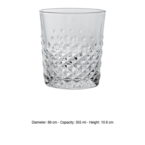 Carats Old Fashioned Glass 35.5 cl H 10.6 cm Ø 8.9 cm Libbey - Product Image 3