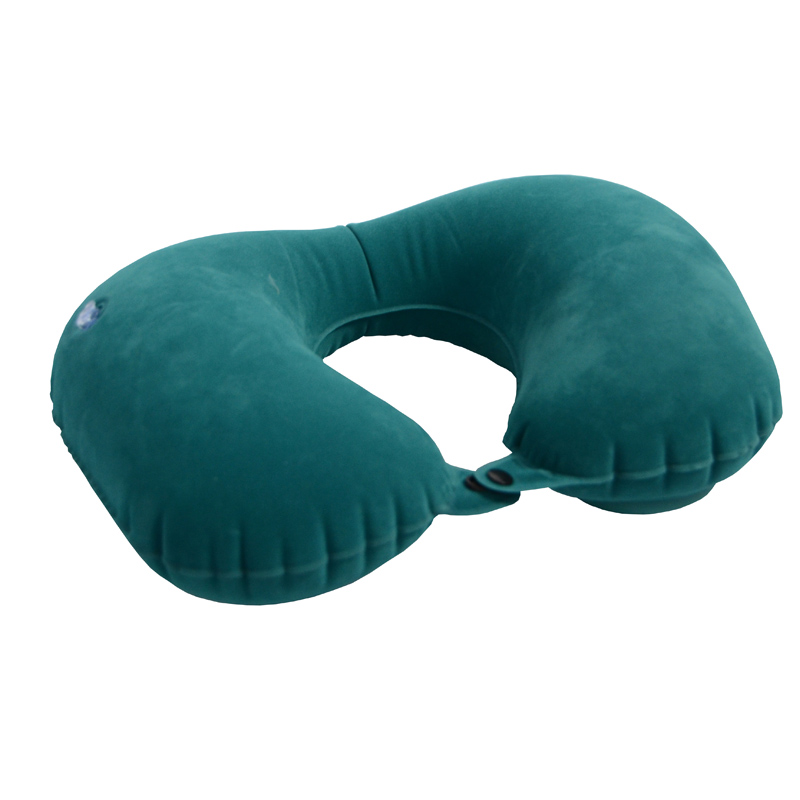 Индивидуальный Логотип, самонадувная подушка для шеи, складная, оптовая продажа, самонадувная подушка для путешествий