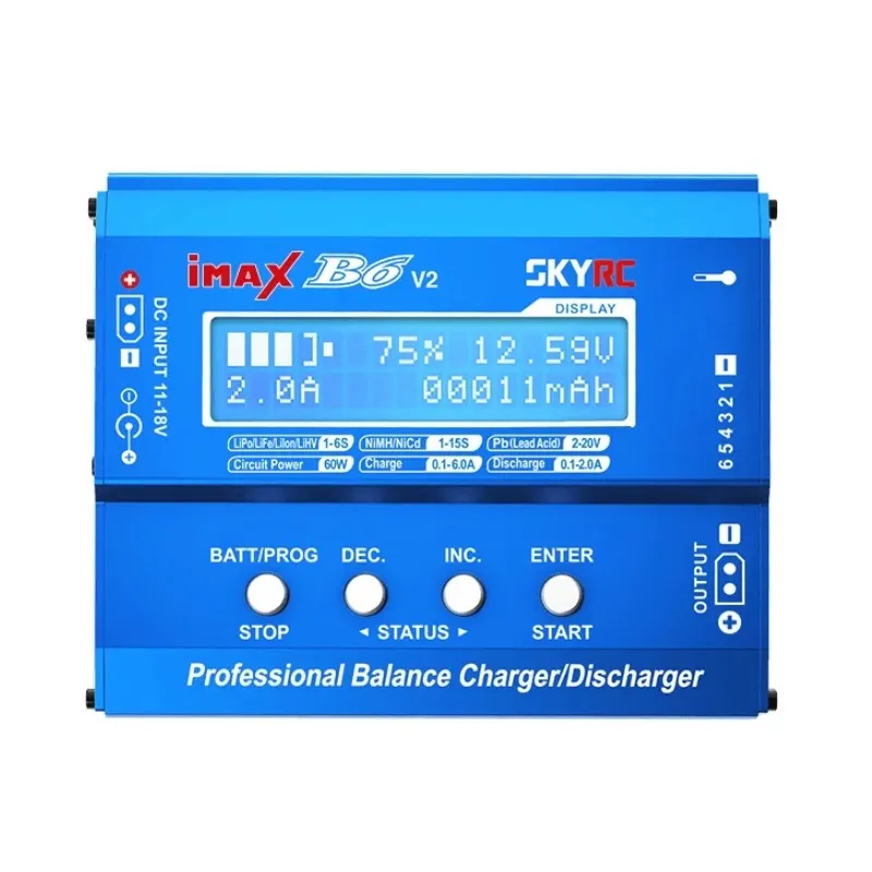 iMAX B6 V2 Changer 60W 6A Skyrc Professional Balance Charger/Discharger