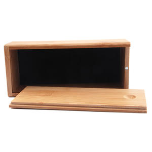 Étui à lunettes en bois Conchen, rectangle, couleur bois naturel, style rétro, résistant aux chutes, résistant à l'usure BC034 - Product Image 3