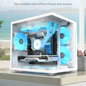 Soeyi - Gabinete de PC para Juegos de Alta Gama, Personalizado, con Vista Completa, Accesorios para Computadoras de Juego, <span class=keywords><strong>Torre</strong></span> Completa - Product Image 6