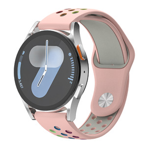 Correa de Reloj Deportiva Universal de Silicona de Doble Color Arcoíris de 20/22 mm para Relojes Inteligentes Samsung, Huawei y Garmin - Product Image 2