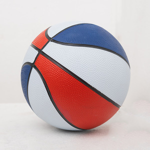 Wholesale Custom Logo Standard Size 7 <b>Basketball</b> Blue White Official Match <b>Basketball</b> with Free Air <b>Pump</b> Needle - Product Image 3