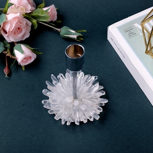 Portavelas de Cristal, Candelabros de Cristal para Decoración del Hogar - Product Image 5