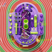 Jeu de défi réactif Chengji pour enfants, machine de flipper de table multifonctionnelle interactive et compétitive pour 2 joueurs avec système de notation
