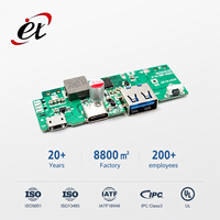 Solución Llave en Mano para PCBA de Banco de Energía FR-4, Fabricación de PCB, Compra de Componentes, Montaje SMT, Prueba de Envejecimiento, Placa Electrónica Personalizada Industrial
