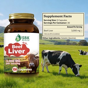Hot Selling ODM Beef <b>Liver</b> Capsules Dietary <b>Supplement</b> Support Energy Production and Boost Metabolism Levels For Adult - Product Image 2