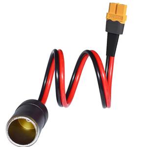 XT60メス-カーシガレットライターメスソケットケーブルアセンブリ 12AWG UL2468 PVCワイヤー ポータブルソーラー発電所用 - Product Image 3