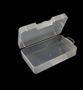 Collection Container Case Plastic Transparent Jewelry Finishing Accessories Storage Small Clear Store Box