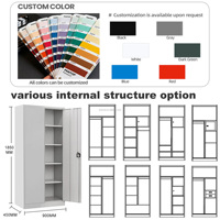 Armoire Métallique pour Vêtements, Armoire en Acier, Vente en Gros, Direct Usine, Meuble de Rangement Métallique pour Chambre à Coucher