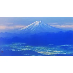 有名な日本の画家オリジナルのカスタムフレーム壁アートツリー絵画