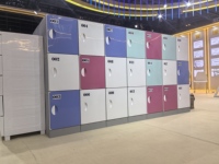 Casier en ABS personnalisable avec serrure à combinaison Structure démontable de stockage en tissu mobile nouvellement conçue pour le bureau ou les étudiants