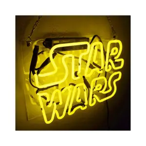 Star Fight War Game Hand Craft Room Wall Neon Light Beer Bar Decor Neon Sign Light