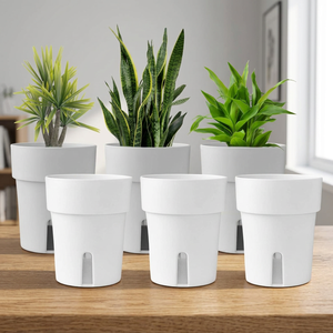 Wholesale Flower <b>Pots</b> Planters Home Garden <b>Small</b> Self Watering Floor Use Lightweight Durable Eco-Friendly Plastic 1-3L Capacity - Product Image 3