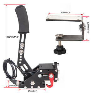 CNSPEED USB Game Handbrake 14-Bit Linear Simulation Racing Brake For G27 G25 G29 <b>T500</b> T300 Metal Universal - Product Image 4