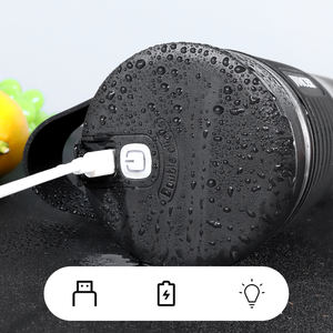 Nouveauté Blender à fruits portable pour les boissons protéinées et les milkshakes en extérieur avec bouteille d'eau à 6 lames - Product Image 6