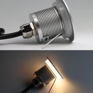 Lumière LED souterraine en aluminium DC12-24V, imperméable IP67, éclairage de sol extérieur encastré pour éclairage de pont de couloir d'escalier extérieur - Product Image 2