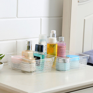 Transparent Storage Box Rectangle PS Material Uncapped Stackable Desktop Storage Baskets 3048 - Product Image 3