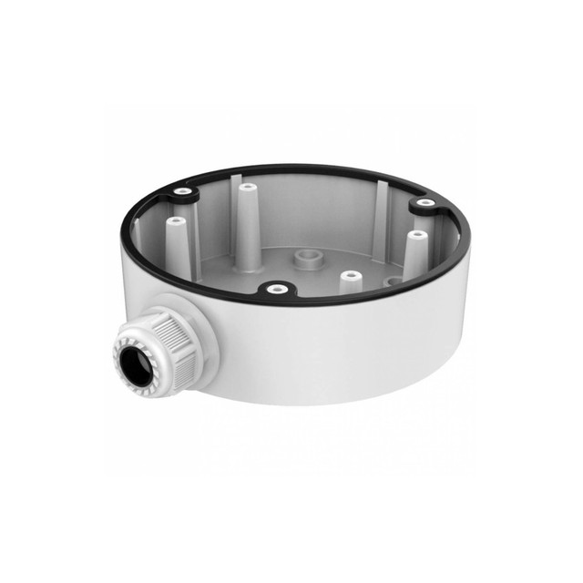 Camera Mount Waterproof Aluminum Alloy Camera Junction Box for Bullet Dome Turret Camera Bracket White Color 1280ZJ-DM8