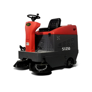 S1250 Ride On Sweeper 42 In Cleaning Path 50L Water Tank Electric Commercial Floor Cleaner - Product Image 2