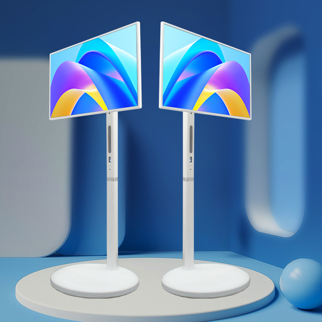27 Inch 1920*1080 Moveable Capacitive Touch Smart Android PC Monitor Portable Floor Stand Intelligent Interactive Android Wifi